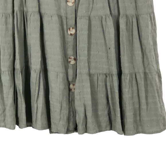 Altar’d State Mini Dress or Long Tunic w/Swiss Dots, Button Front, Lined, SZ L - Picture 3 of 8